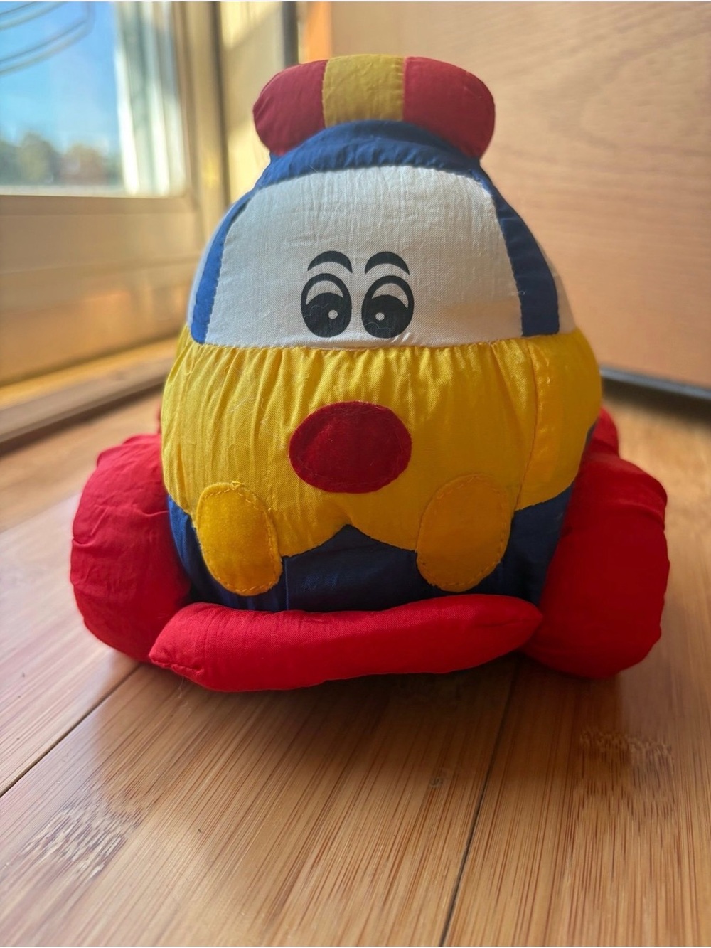 Tonka Plush Toy Car in Red, Yellow & Blue